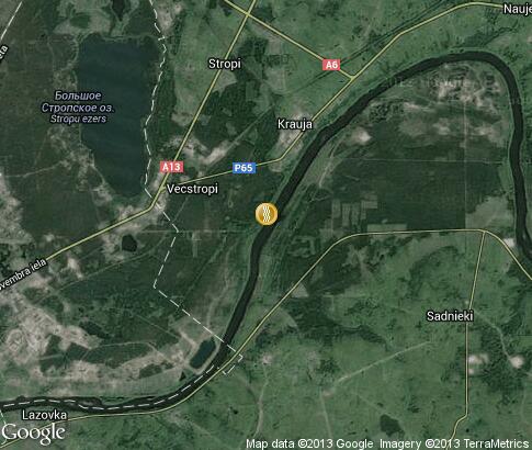 карта: Река Даугава (Западная Двина)