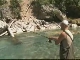 Fishing on the river Tara (Montenegro)