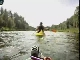 Rafting on the river Gauja (لاتفيا)