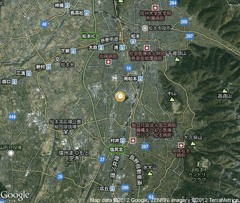 map: Four Seasons in Matsumoto
