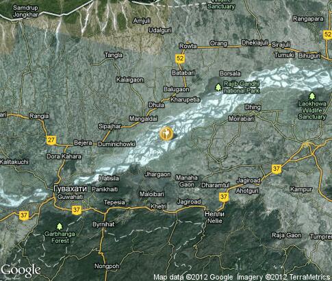 map: Activities in Assam