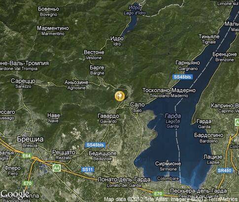 map: Activities in Brescia