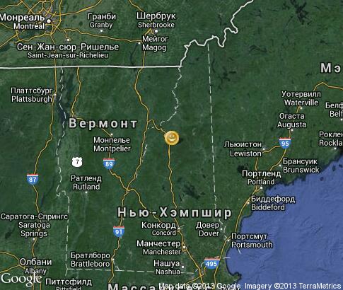 map: Activities in New Hampshire