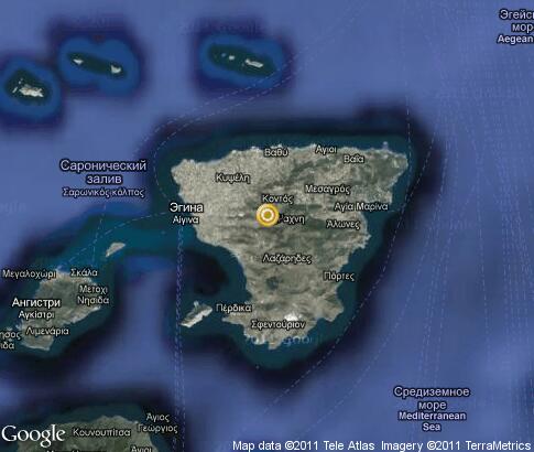 map: Aegina