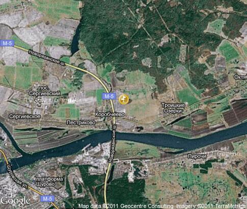 map: Aerograd, skydiving centre