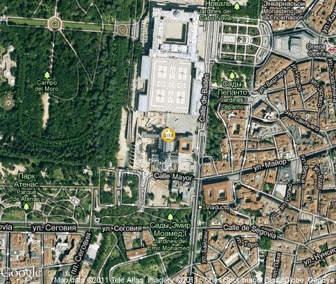 map: Almudena Cathedral