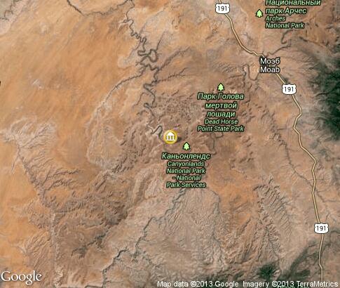 map: Ancient Pueblo Ruins in Utah