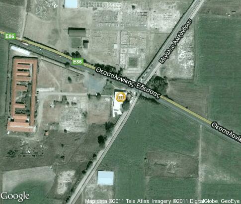 map: Archaeological Museum of Pella