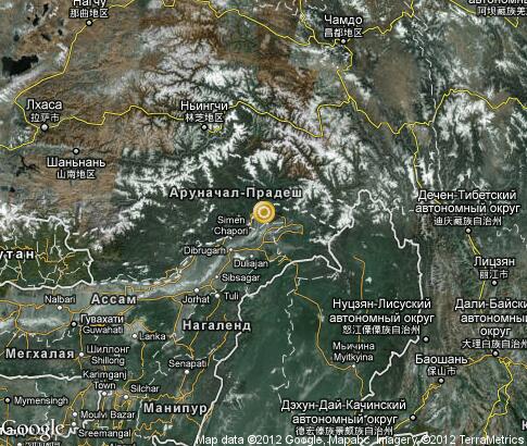 map: Arunachal Pradesh