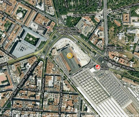 マップ: Atocha railway station
