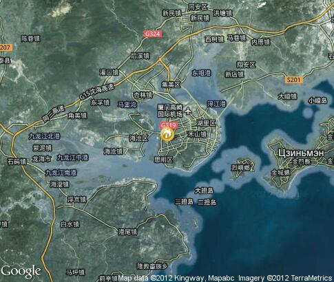 map: Baicheng Beach