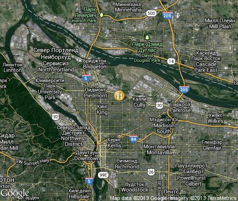 map: Bars of Portland