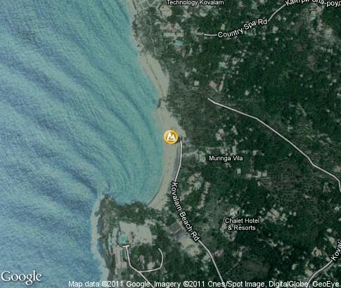 地图: Beach in Kovalam