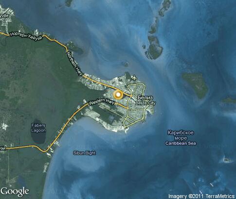 map: Belize City