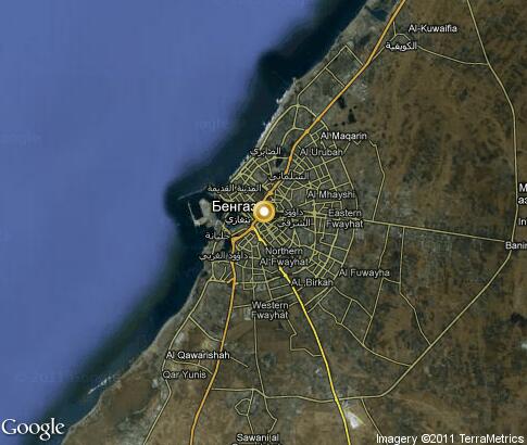 карта: Бенгази
