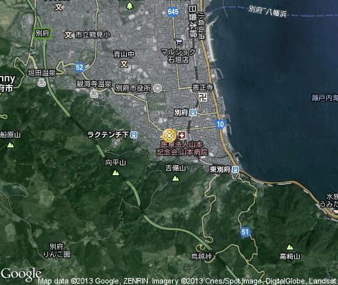 map: Beppu Souvenirs