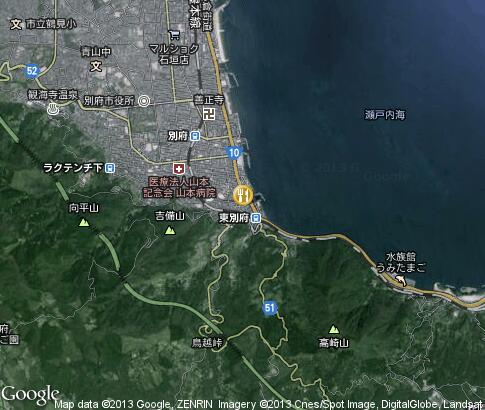 地图: Beppu Tori-ten Chiken