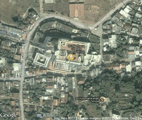 map: Bhadrachalam Temple