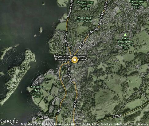 map: Bowness on Windermere