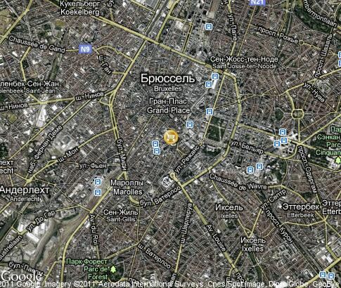 map: Brussels Shopping