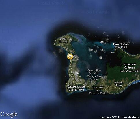 карта: Курорты Каймановых островов