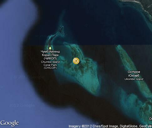 map: Chumbe Island