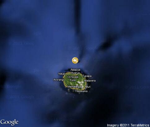 マップ: Cook Islands diving