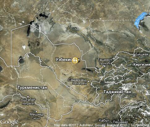 地图: Uzbekistan Cotton