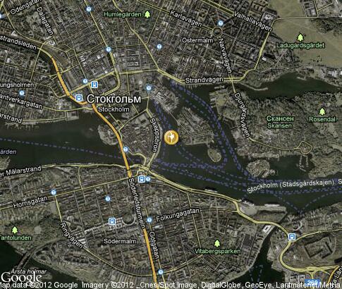 map: Cruise to Stockholm
