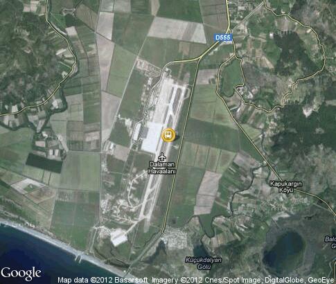 地图: Dalaman Airport