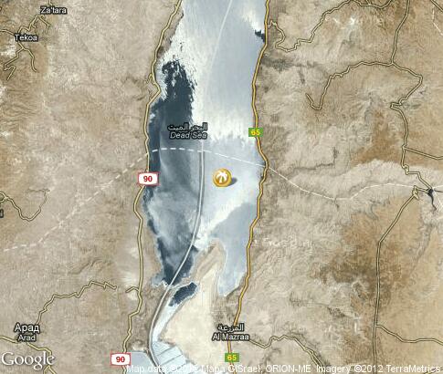 карта: Мертвое море