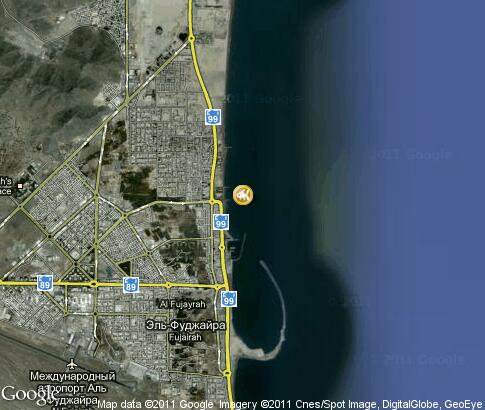 地图: Diving in Fujairah