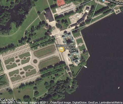 map: Drottningholm Palace