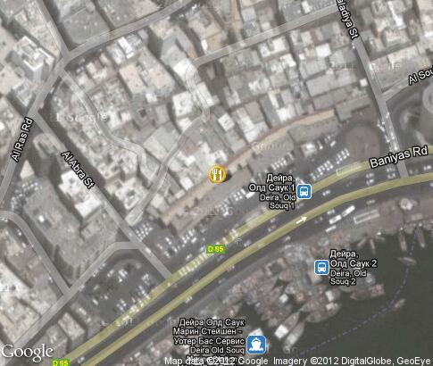 map: Dubai Spice Souk