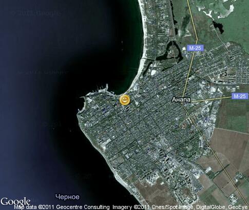 map: Entertainments in Anapa