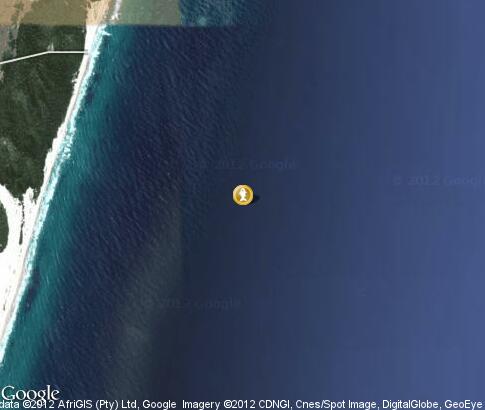 map: Fishing in Ponta do Oro