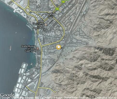 map: Flora in Aqaba