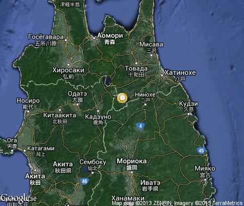 map: Forests of Aomori