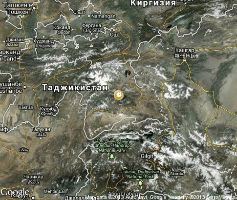 карта: Дары природы Таджикистана