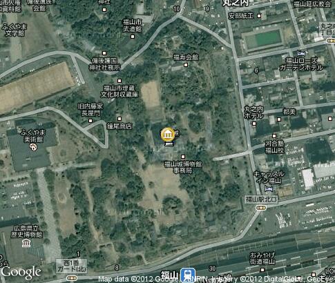 map: Fukuyama Castle