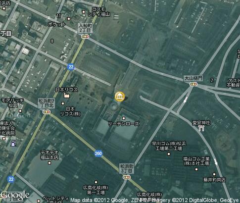 map: Fukuyama Museum of Art