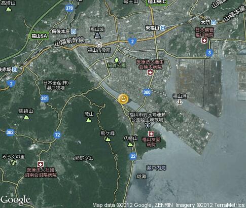 map: Fukuyama Rose Festival
