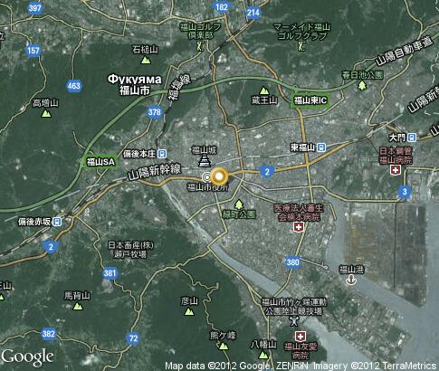 地图: 福山市