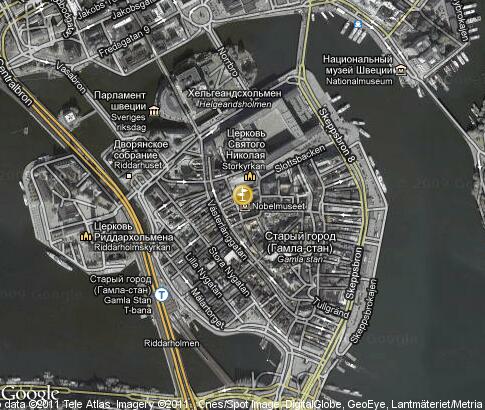 map: Gamla Stan, Stockholm