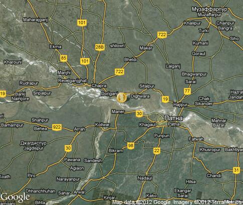 map: Ganges