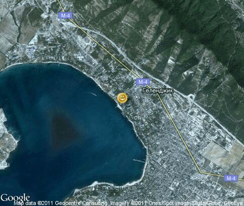 map: Gelendzhik nightlife