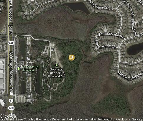 map: General Park of Gatorland