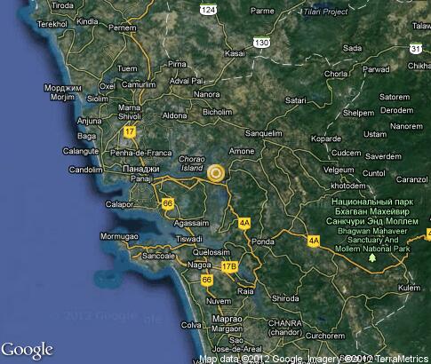 Satellite View Of Goa Goa, State: Video, Popular Tourist Places, Satellite Map - India , Tours Tv