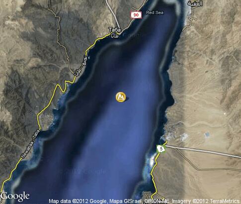 map: Golf von Aqaba