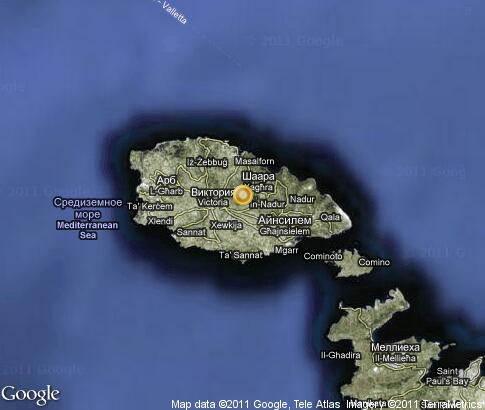 карта: Остров Гозо